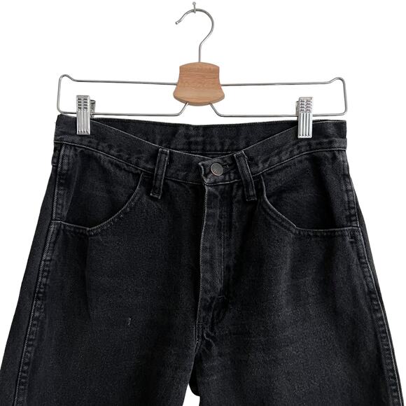 Vintage Rustler Cropped Straight Jeans with Raw Hem - Picture 2 of 9